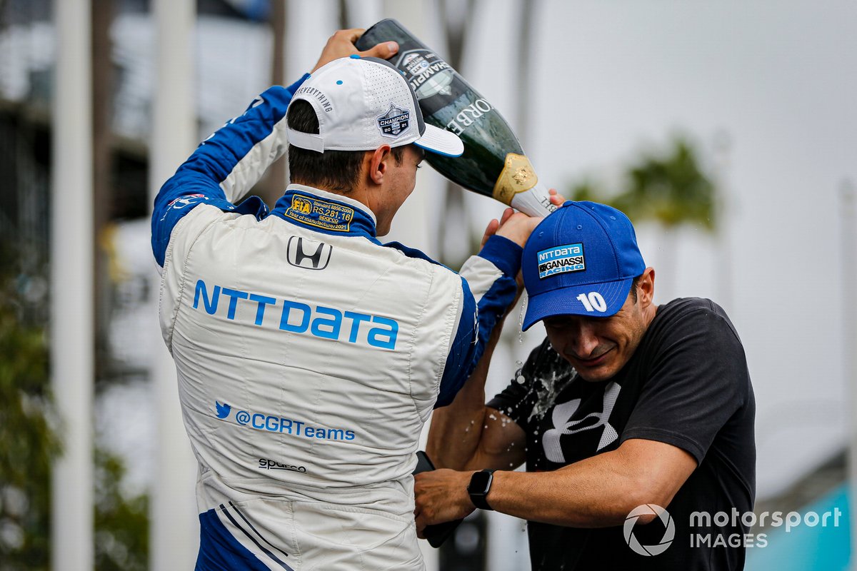 Alex Palou, Chip Ganassi Racing Honda gana el Campeonato de la NTT IndyCar Series