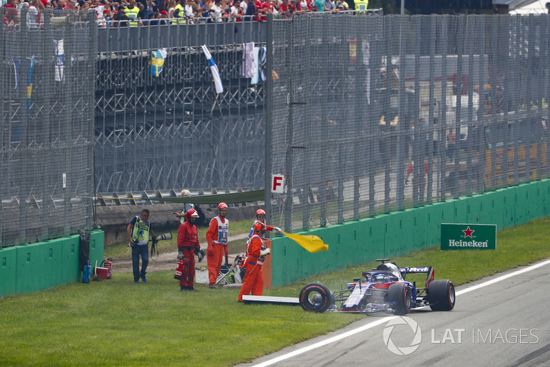 GP Italia - Brendon Hartley/Marcus Ericsson/Stoffel Vandoorne (balapan)