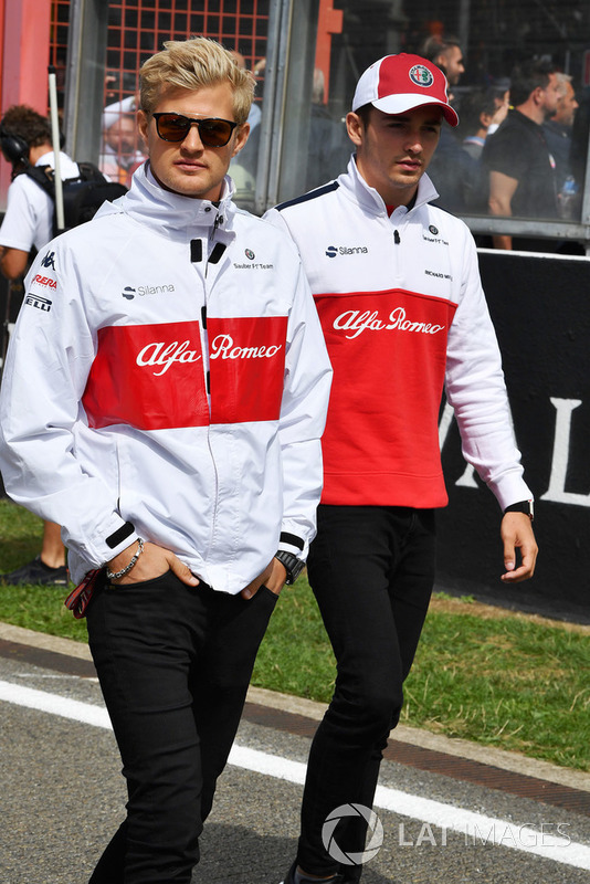 Marcus Ericsson, Sauber y Charles Leclerc, Sauber 