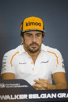Fernando Alonso, McLaren en conférence de presse