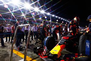 Max Verstappen, Red Bull Racing RB14, on the grid