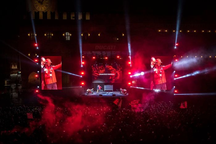 Celebración del año 2022 del Ducati Team
