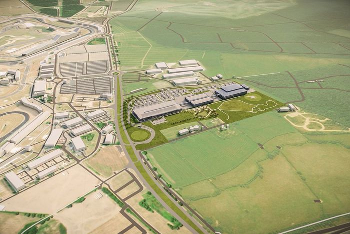 Aston Martin Silverstone factory rendering