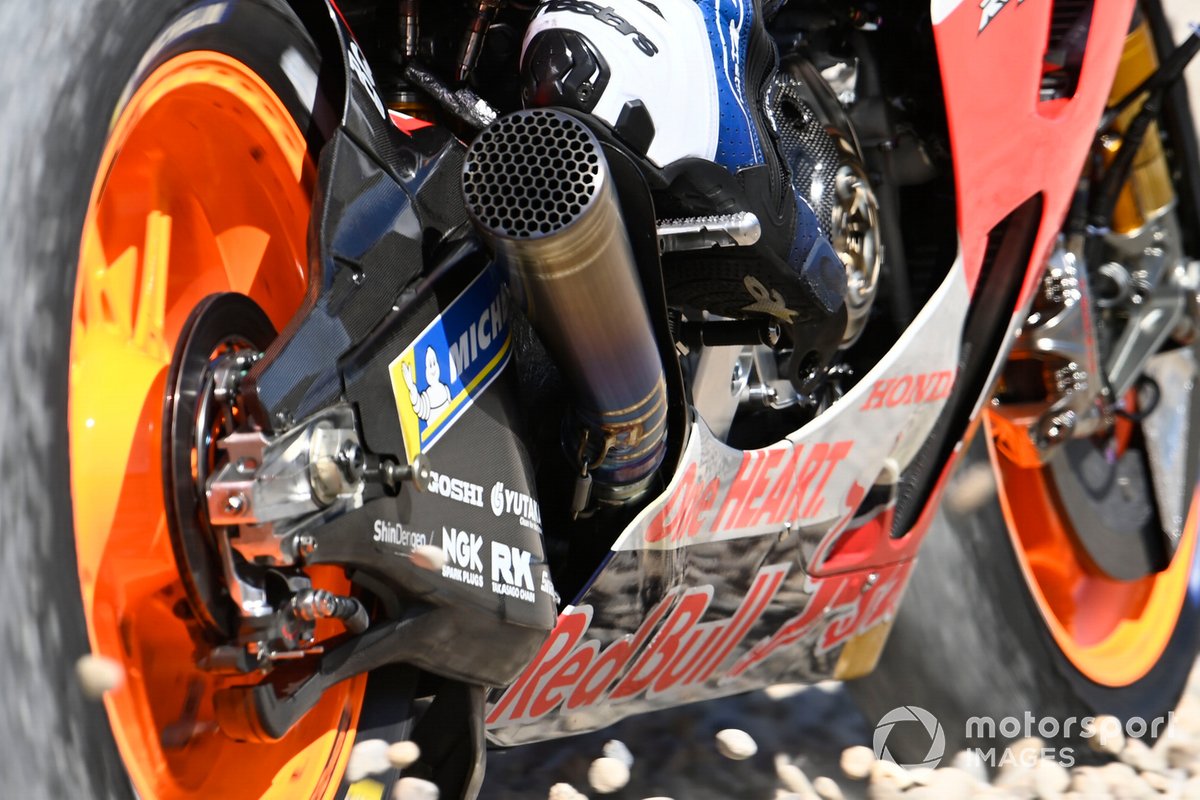 Alex Márquez, Repsol Honda Team, sobre la grava