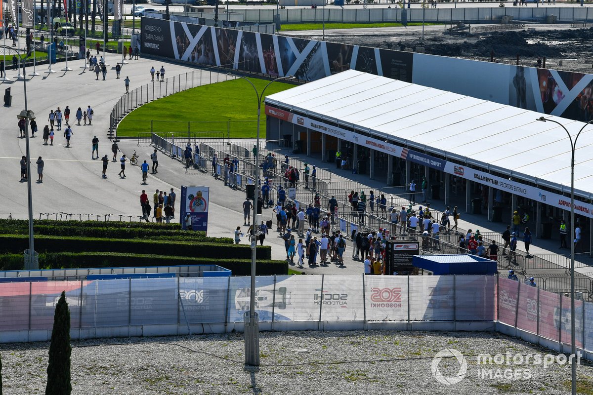 Fans en Sochi