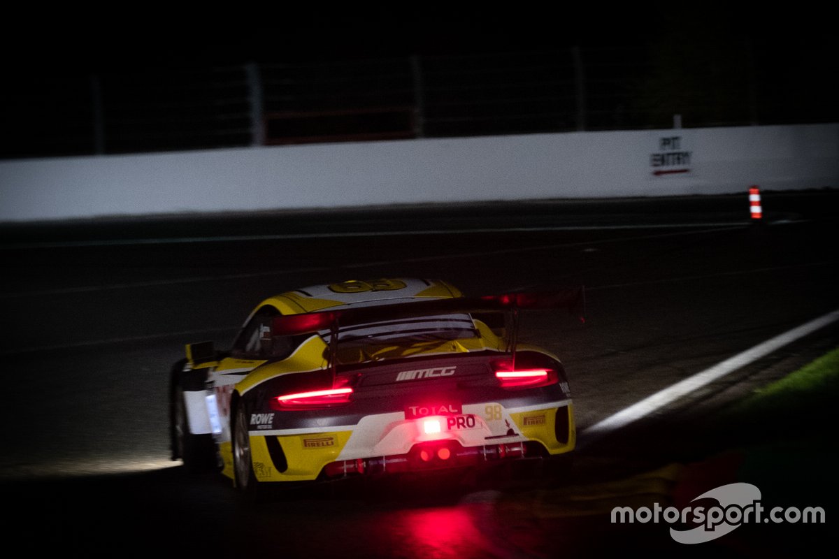 #98 ROWE Racing Porsche 911 GT3-R: Nick Tandy, Earl Bamber, Laurens Vanthoor
