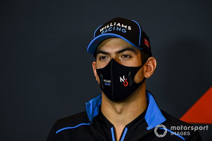 Nicholas Latifi, Williams Racing, en la conferencia de prensa