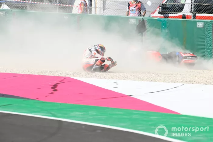 Caída de Jack Miller, Pramac Racing