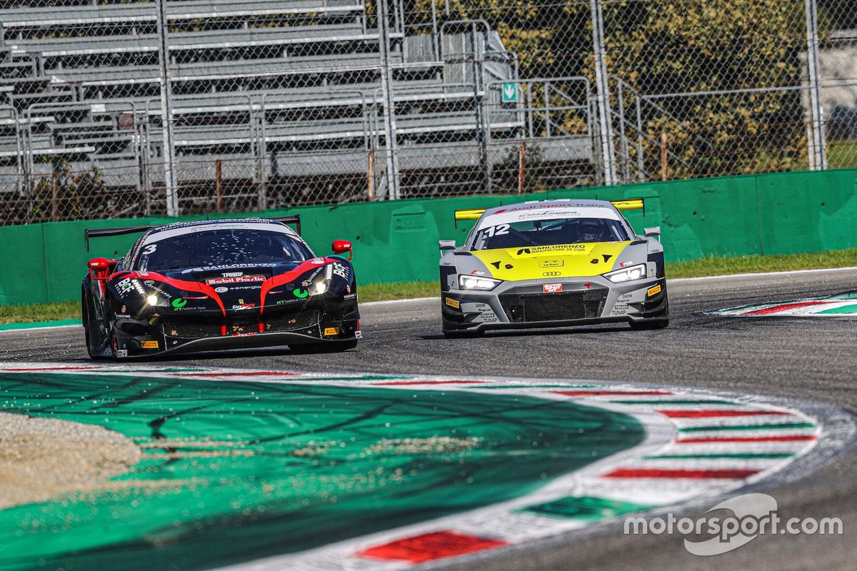 Mattia Drudi. Riccardo Agostini. Audi Sport Italia, Audi R8 LMS e Mattia Michelotto, Sean Hudspeth, Easy Race, FERRARI 488