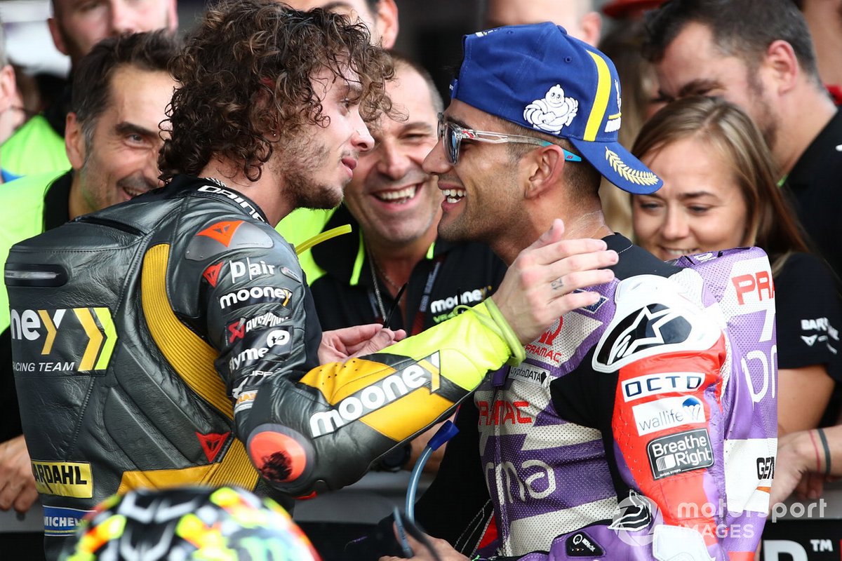 Marco Bezzecchi, VR46 Racing Team, Jorge Martin, Pramac Racing