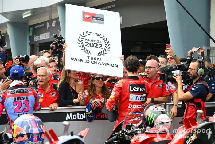 Ganador Francesco Bagnaia, Equipo Ducati