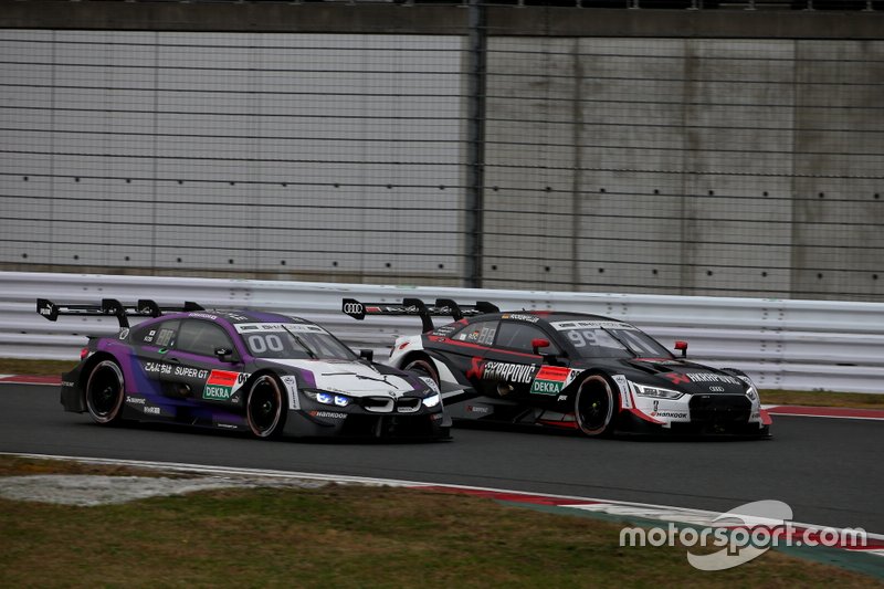 Kamui Kobayashi, BMW Team RBM BMW M4 DTM, Mike Rockenfeller, Audi Sport Abt Sportsline Audi RS5 DTM