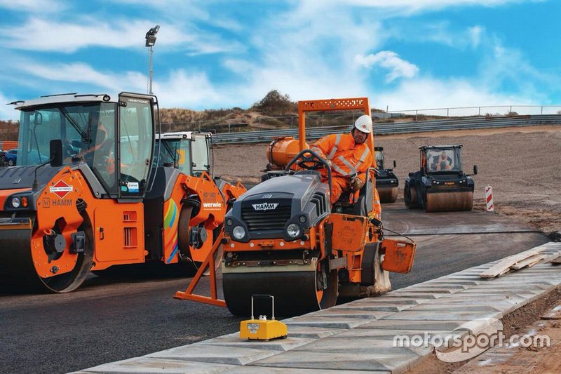 Zandvoort pisti inşaatı