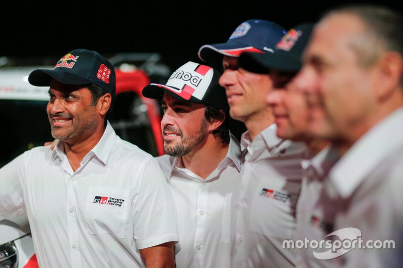 Nasser Al-Attiyah, Fernando Alonso, Toyota Gazoo Racing