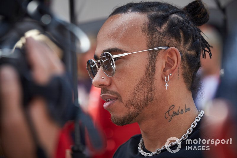 Lewis Hamilton, Mercedes AMG F1 parla ai media