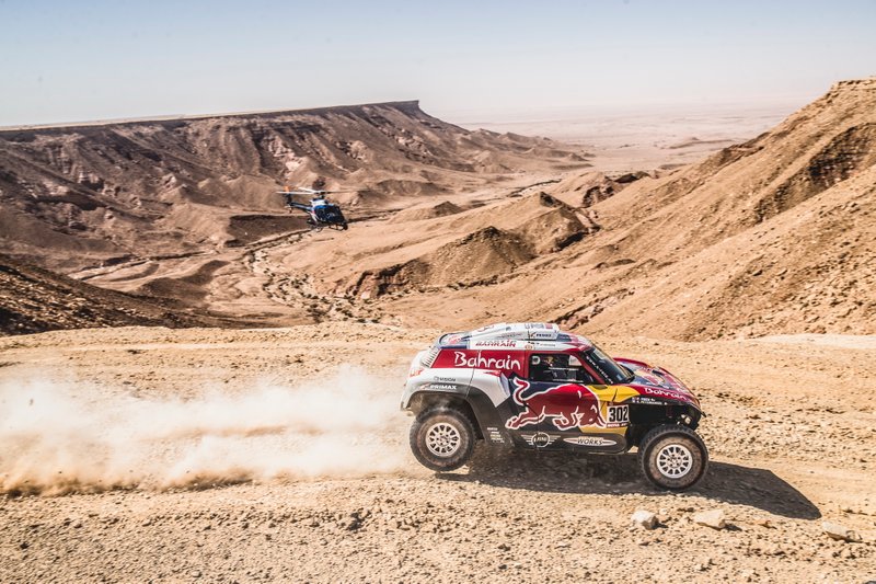 #302 JCW X-Raid Team: Stephane Peterhansel, Paulo Fiuza