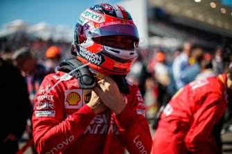 Charles Leclerc, Ferrari SF90, sulla griglia