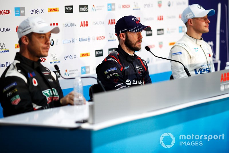 Sam Bird, Virgin Racing, in the press conference