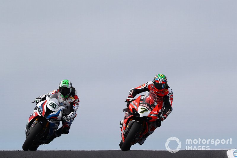 Eugene Laverty, BMW Motorrad WorldSBK Team, Chaz Davies, ARUBA.IT Racing Ducati