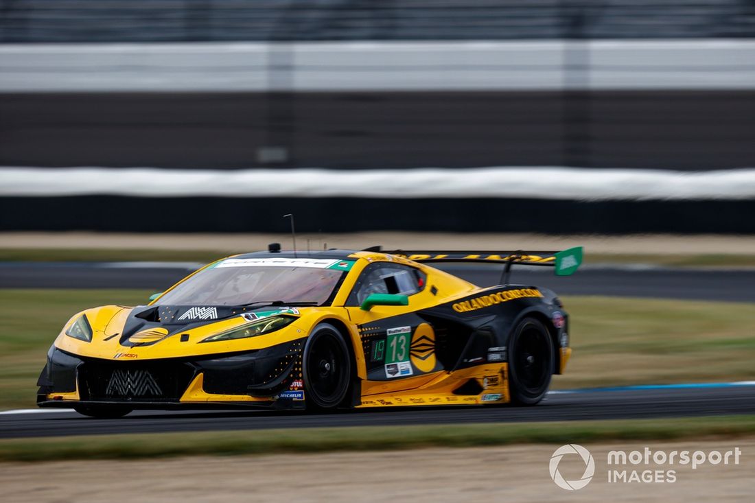 #13 AWA Corvette C8.R GTD: Orey Fidani, Matthew Bell, Lars Kern