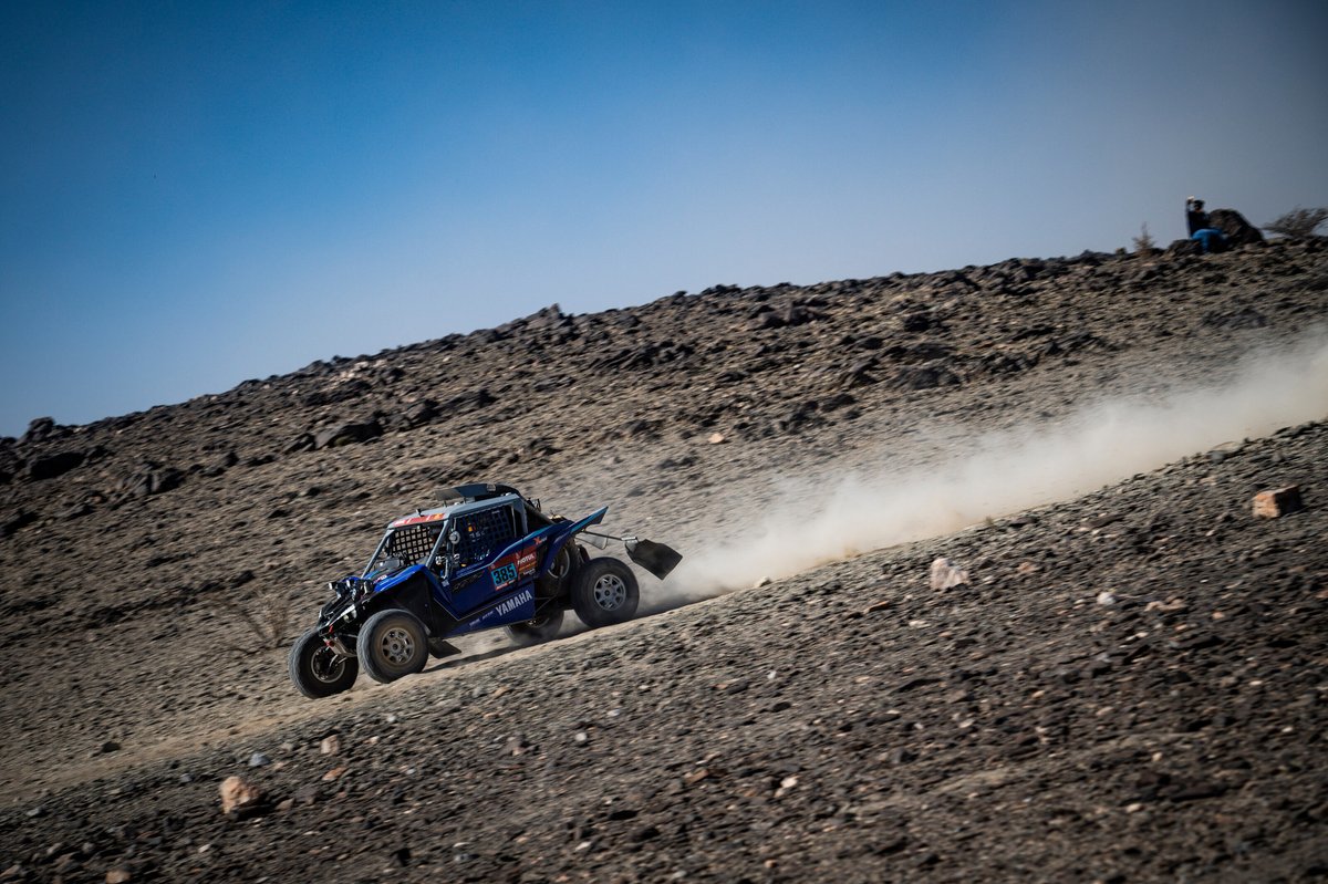 #385 Yamaha Powered by X-Raid Team: Mattias Ekström, Emil Bergkvist