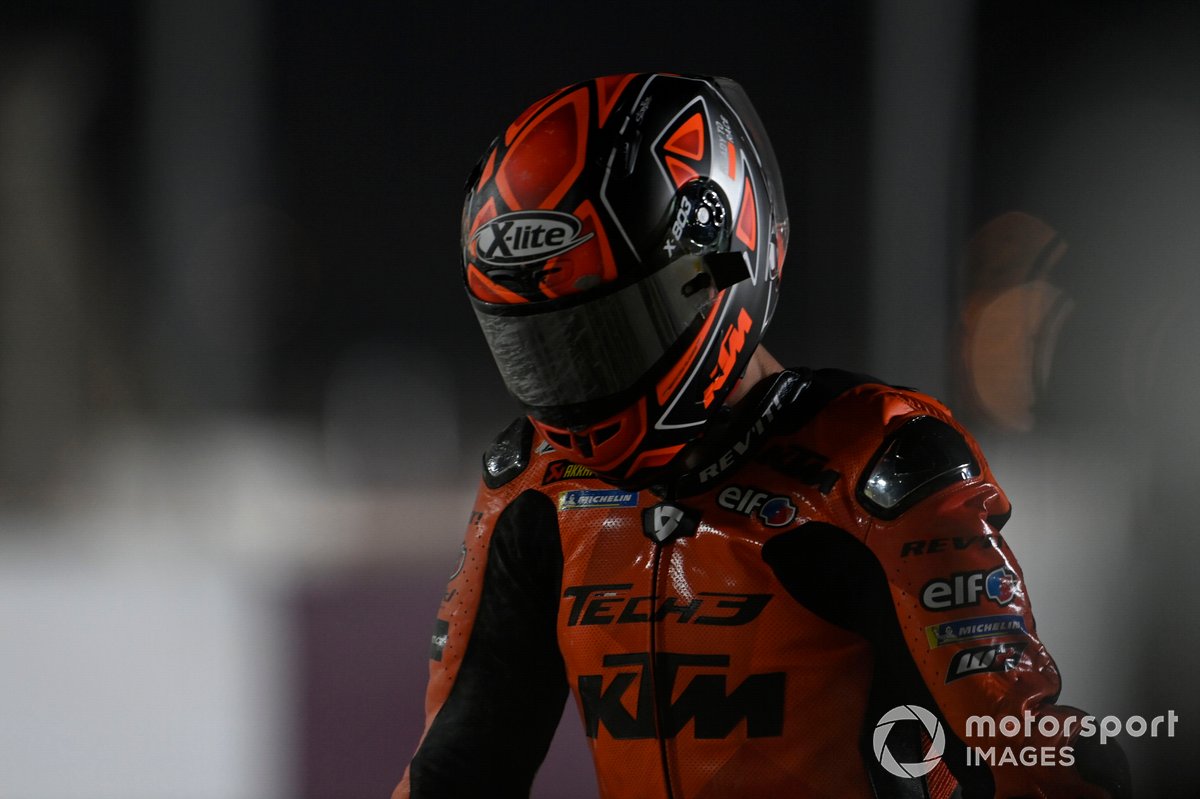 Caída de Danilo Petrucci, KTM Tech3