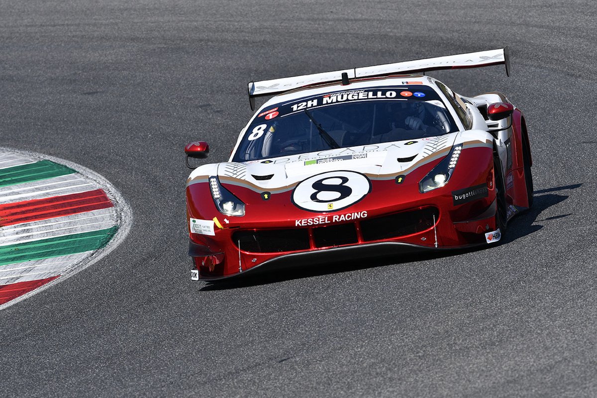 #8 Kessel Racing: Leonardo Maria Del Vecchio, Alessandro Cutrera, Marco Talarico, Marco Frezza, Ferrari 488 GT3 Evo