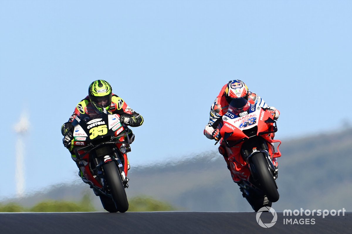 Cal Crutchlow (Team LCR Honda) et Jack Miller (Pramac Racing)