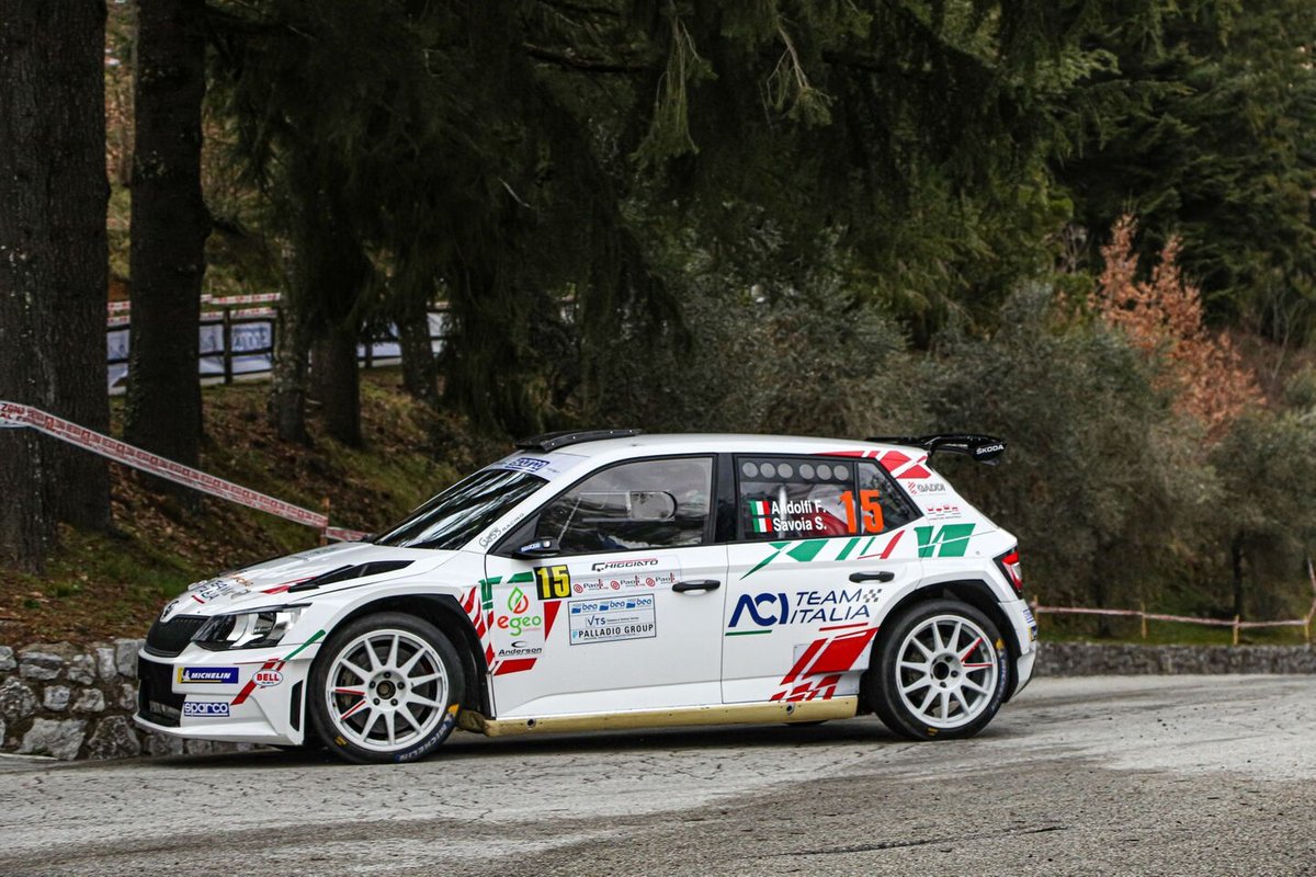 Fabio Andolfi, Stefano Savoia, ACI Team Italia, Skoda Fabia Rally2 Evo