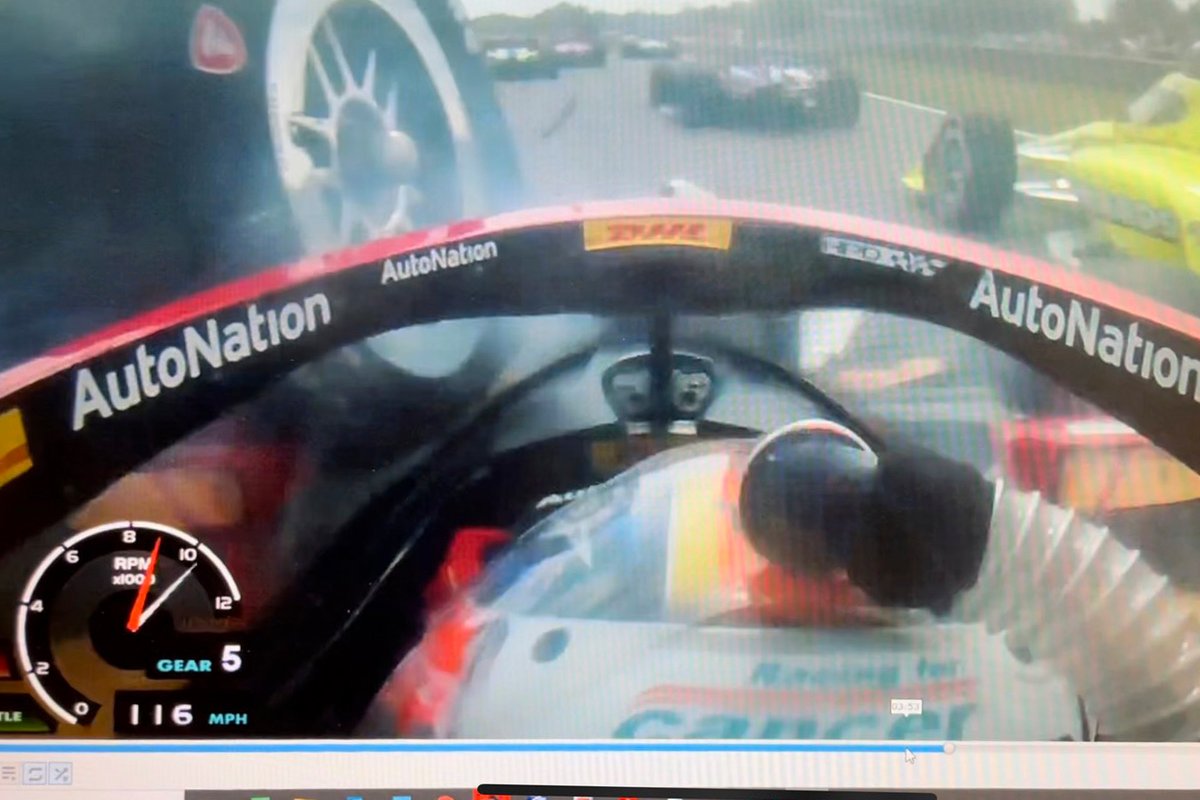 A bordo screenshot Ryan Hunter-Reay, Andretti Motorsport