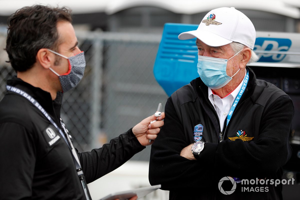 Dario Franchitti and Roger Penske