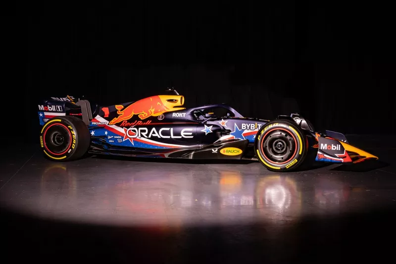 Red Bull RB19, livrée du GP des États-Unis