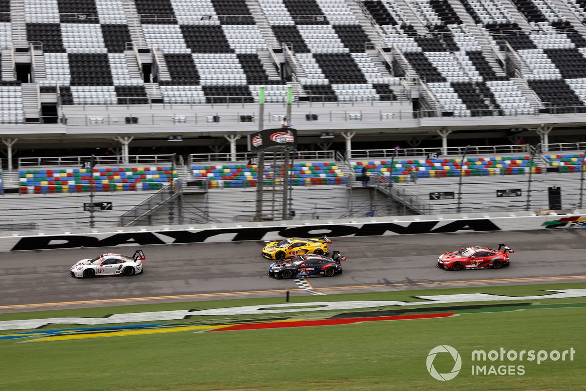 #912 Porsche GT Team Porsche 911 RSR - 19, GTLM: Laurens Vanthoor, Earl Bamber, #24 BMW Team RLL BMW M8 GTE, GTLM: John Edwards, Jesse Krohn, #3 Corvette Racing Corvette C8.R, GTLM: Antonio Garcia, Jordan Taylor, #25 BMW Team RLL BMW M8 GTE, GTLM: Connor De Phillippi, Bruno Spengler