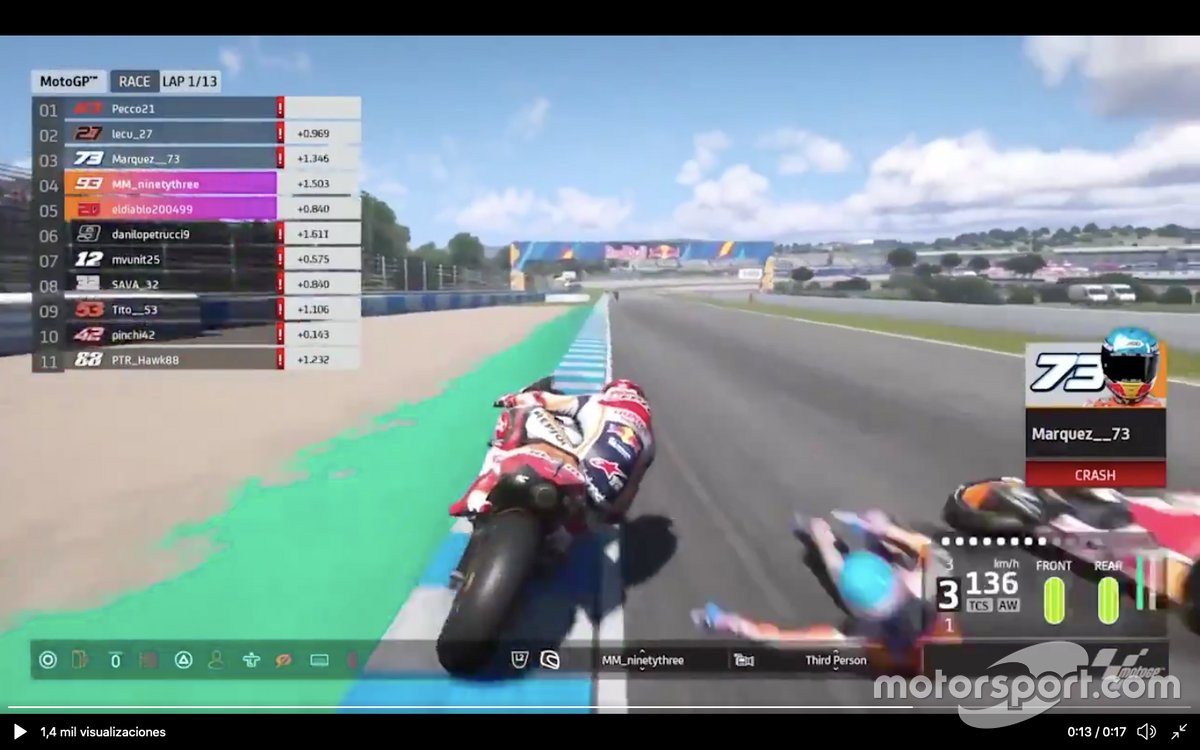 GP España virtual MotoGP