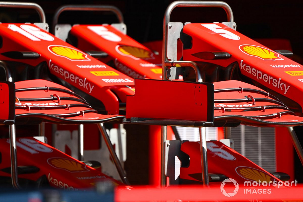 Ferrari SF1000 ala anteriore e dettaglio naso