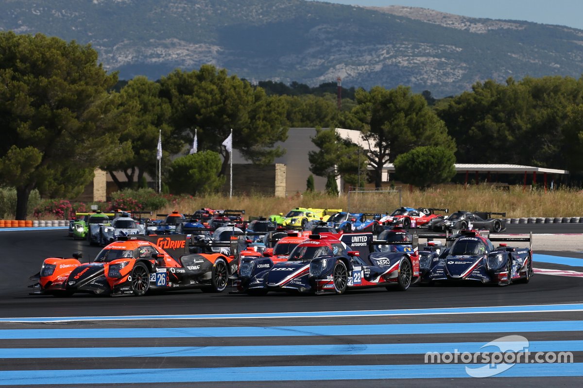 #26 G-Drive Racing Aurus 01 Gibson: Roman Rusinov, Mikkel Jensen, Nyck De Vries, #22 United Autosports Oreca 07 - Gibson: Philip Hanson, Filipe Albuquerque