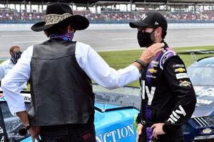 Richard Petty and Jimmie Johnson, Hendrick Motorsports, Chevrolet Camaro Ally