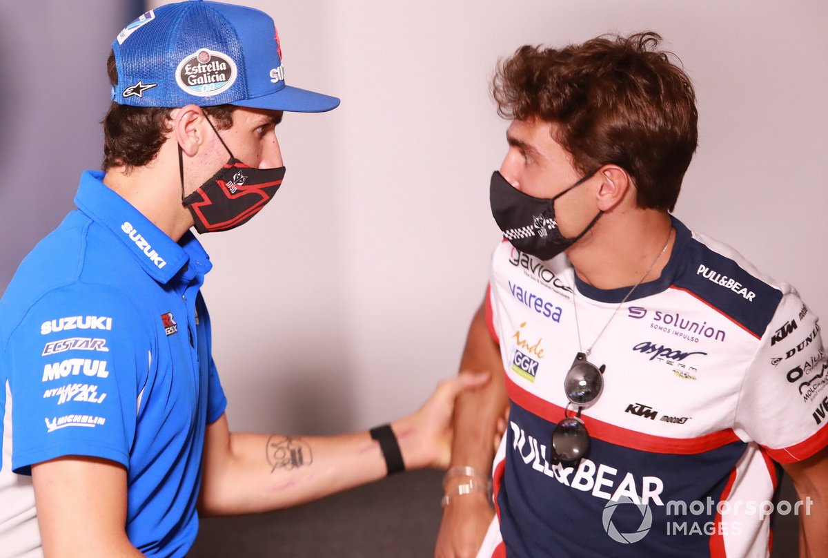 Alex Rins, Team Suzuki MotoGP, Albert Arenas, Albert Arenas, Solunion Aspar Team Moto3