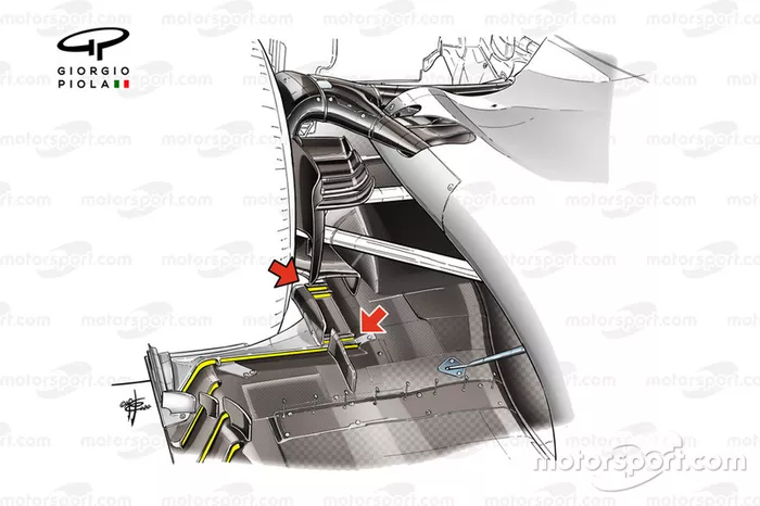 Difusor del Haas F1 Team VF-20 