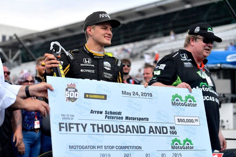 Marcus Ericsson, Arrow Schmidt Peterson Motorsports Honda, Pit Stop Competition