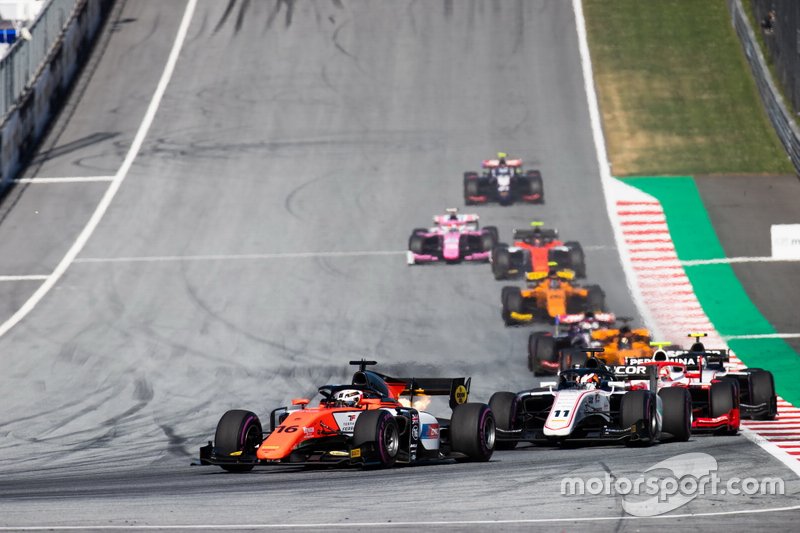 Jordan King, MP Motorsport and Callum Ilott, Sauber Junior Team by Charouz