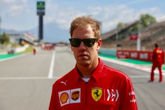 Sebastian Vettel, Ferrari, pist yürüyüşü