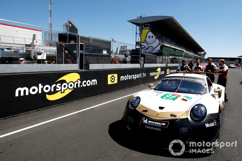 #91 Porsche GT Team Porsche 911 RSR: Richard Lietz, Gianmaria Bruni, Frédéric Makowiecki