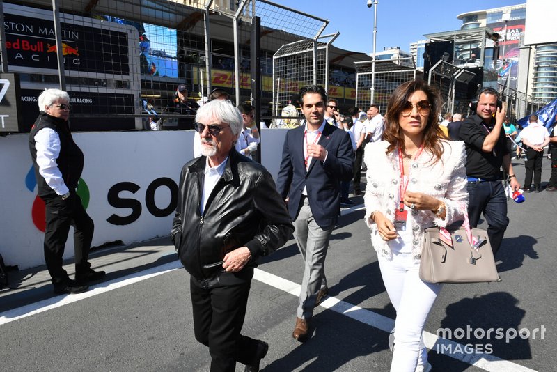 Bernie Ecclestone, Presidente Emerito della Formula 1, in griglia