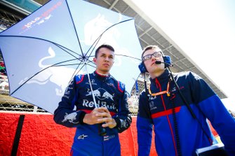 Alexander Albon, Toro Rosso, sur la grille