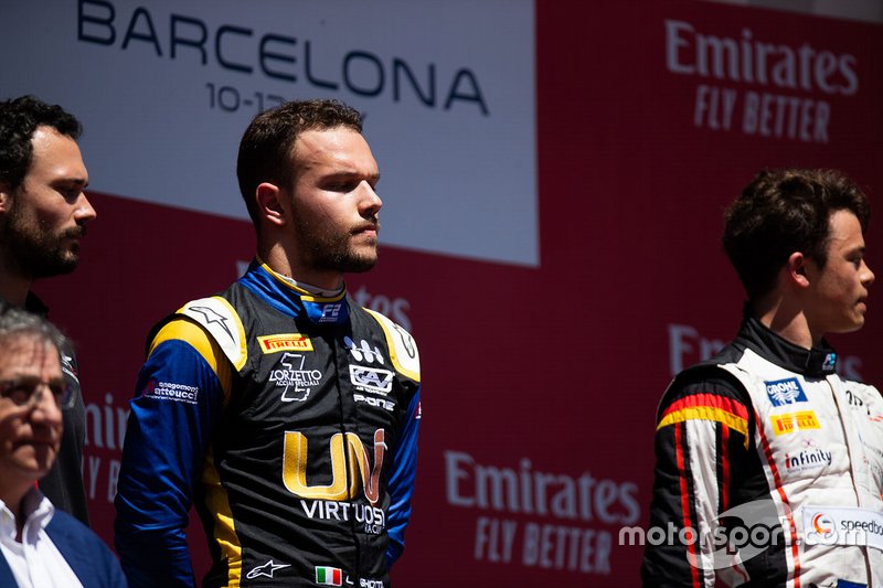 Podium: third place Callum Ilott, Sauber Junior Team By Charouz