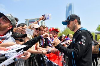 Robert Kubica, Williams Racing signs an autograph for a fan