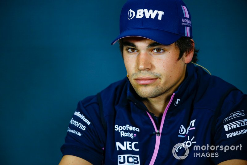 Lance Stroll, Racing Point in Press Conference
