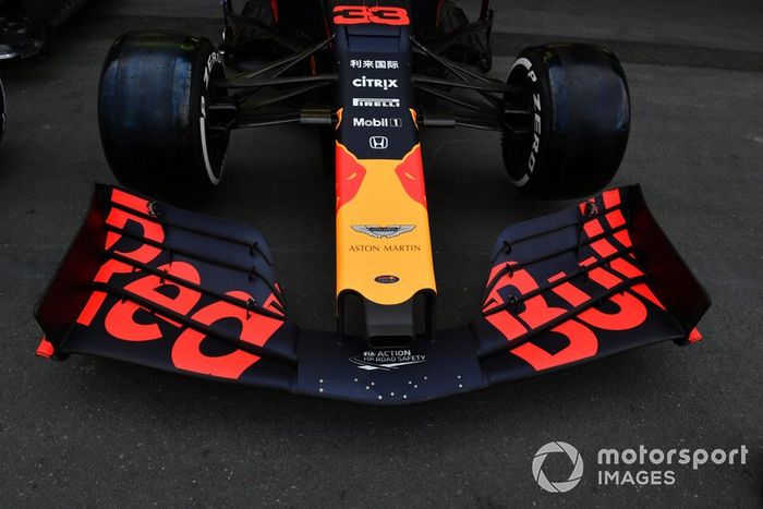 Alerón delantero en Red Bull Racing RB15