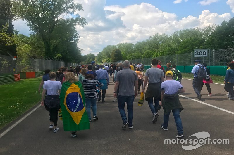 Tifosi in pista
